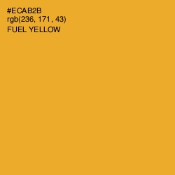 #ECAB2B - Fuel Yellow Color Image